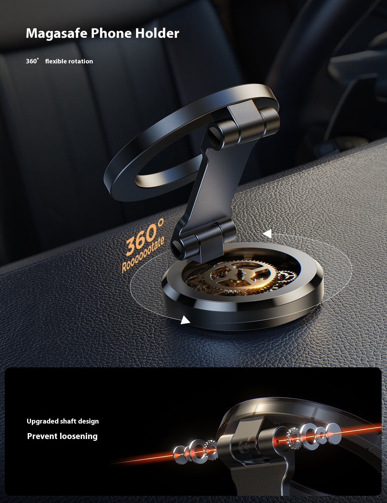 MagSafe Car Mount Phone Holder (DK-only)