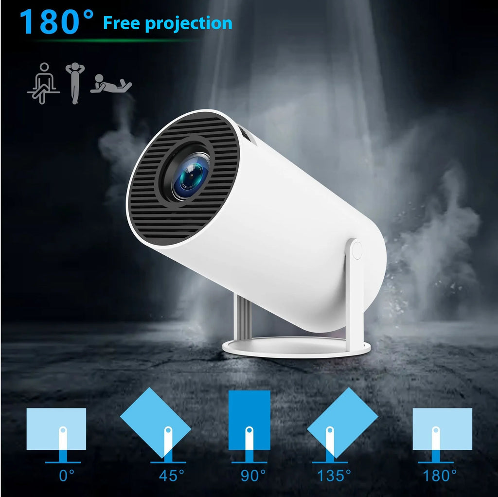 HY300 Pro Projector Home Theater Entertainment Portable Small Projector (DK-only)